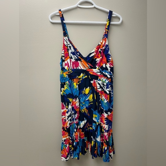 George Midi Multicoloured Summer Dress - Picture 1 of 4